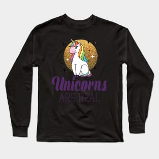 Unicorns are real Long Sleeve T-Shirt